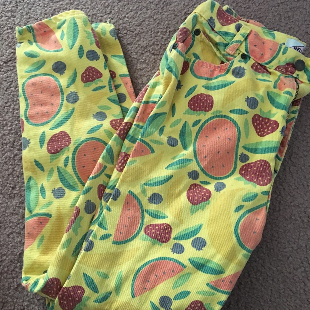 fruit pants!!🍓🍌🍉